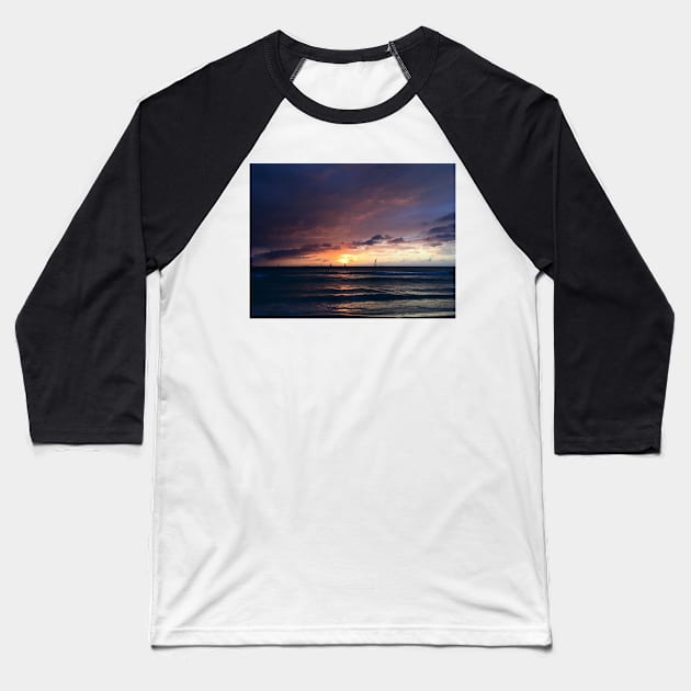 Sunset over Boracay Baseball T-Shirt by Dpe1974